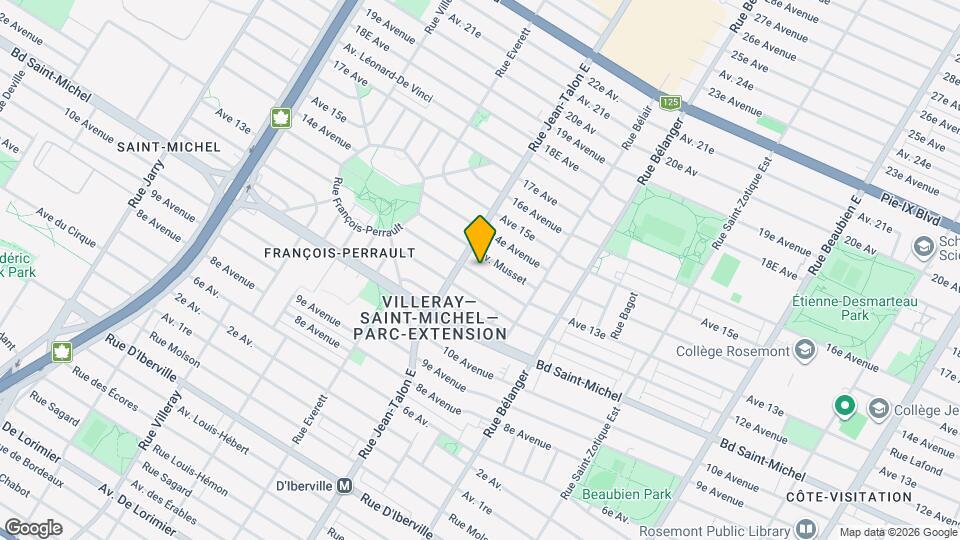 7157-7161 13e Ave Map and Location Details