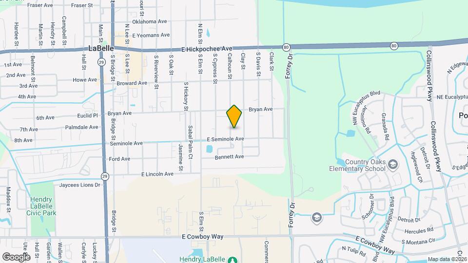 455 Calhoun St Mapa y Detalles de la Ubicación