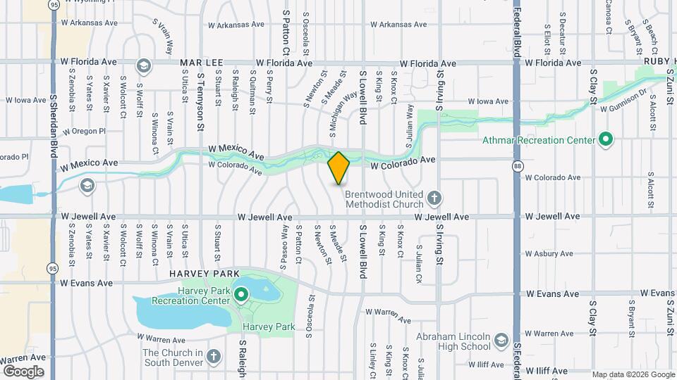 1849 S Michigan Way Map and Location Details
