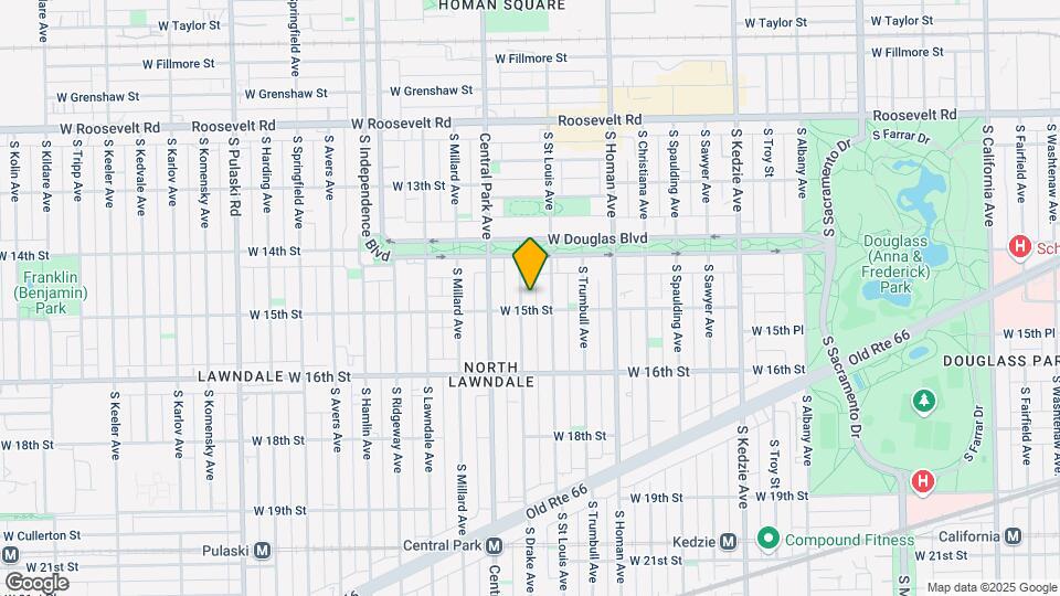 1443 S Drake Ave Mapa y Detalles de la Ubicación