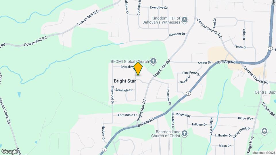 3753 Briarcliff Dr Map and Location Details