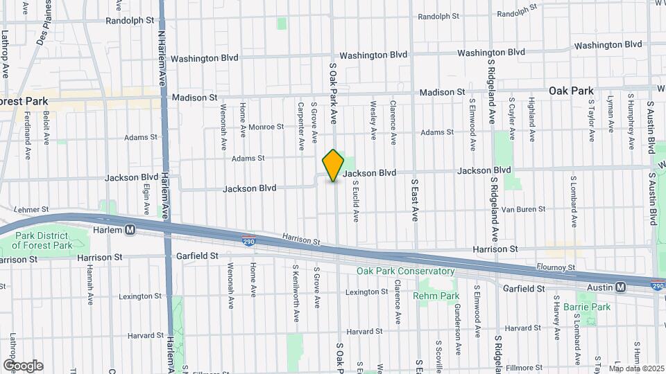 715 S Oak Park Ave Mapa y Detalles de la Ubicación