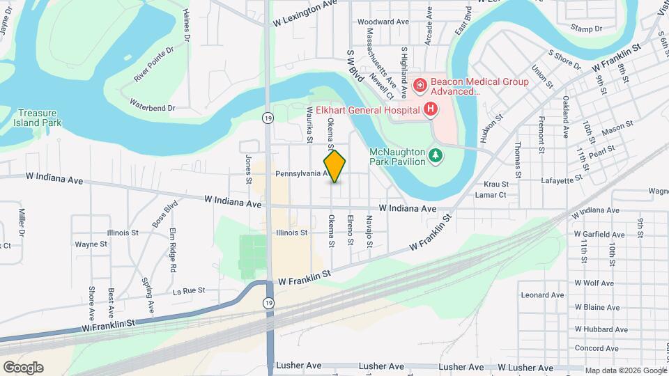 1420 Okema St Map and Location Details