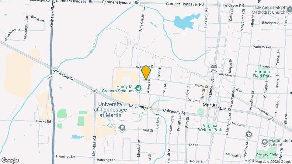 120 Willow Ln Map and Location Details