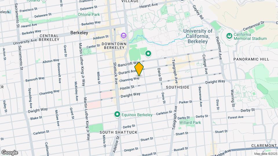 2232 Channing Way, Unit unitt 5 Map and Location Details