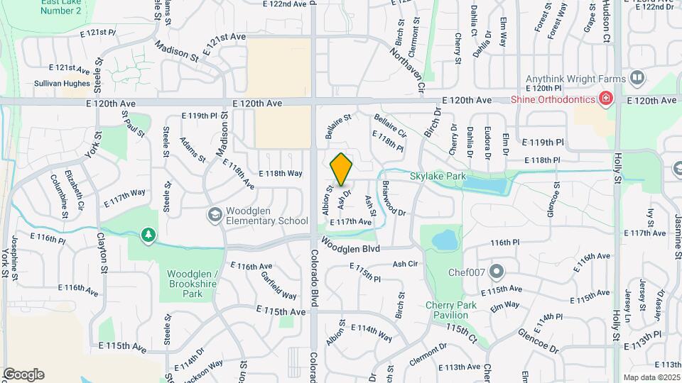 11765 Ash Dr Map and Location Details