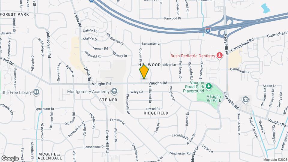 1839 Croom Dr Map and Location Details