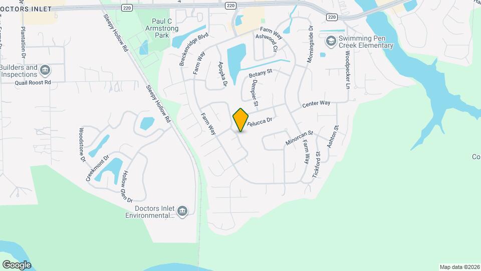 2115 Orangewood St Map and Location Details
