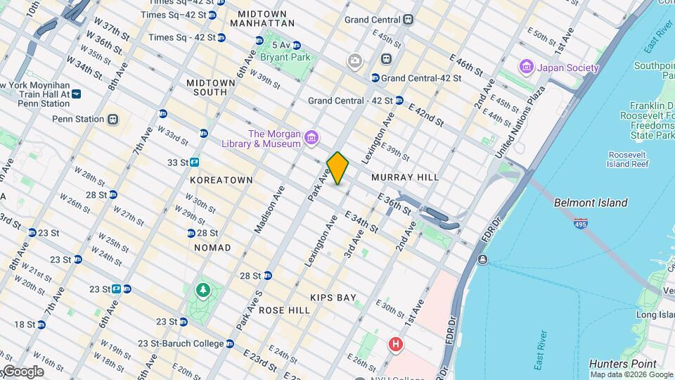 122 E 35th St-Unit -8 Map and Location Details