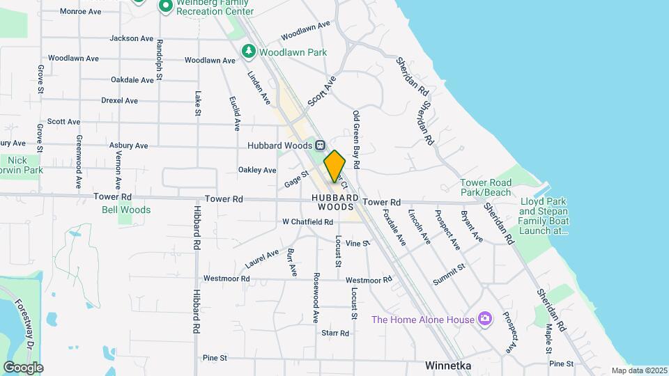 901 Green Bay Rd Map and Location Details