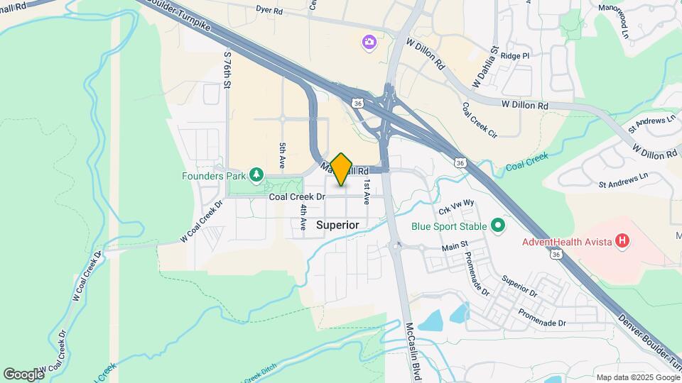 203 W Coal Creek Dr Map and Location Details
