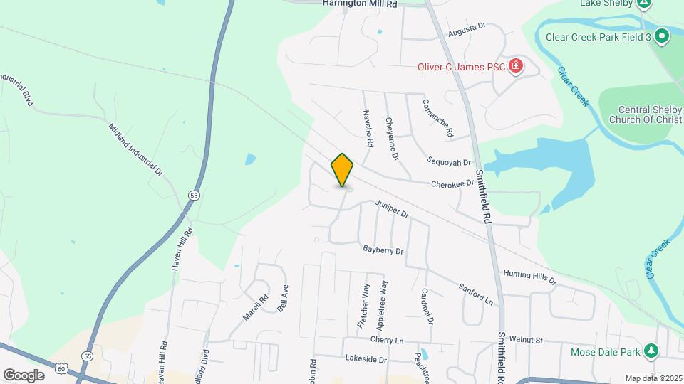 1808 Oakwood Dr Map and Location Details