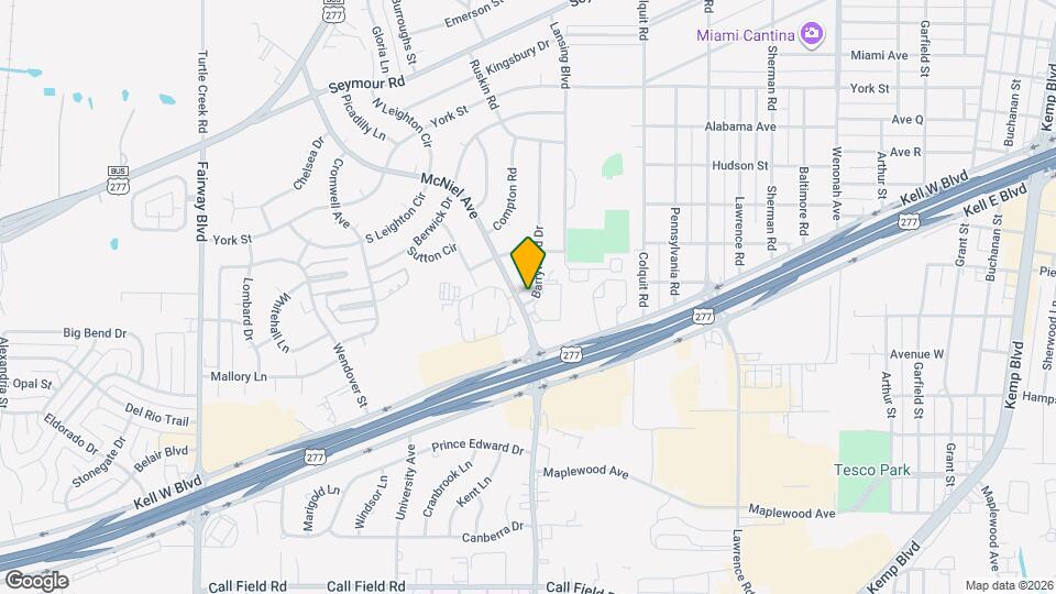 3028 Barrywood Dr Map and Location Details