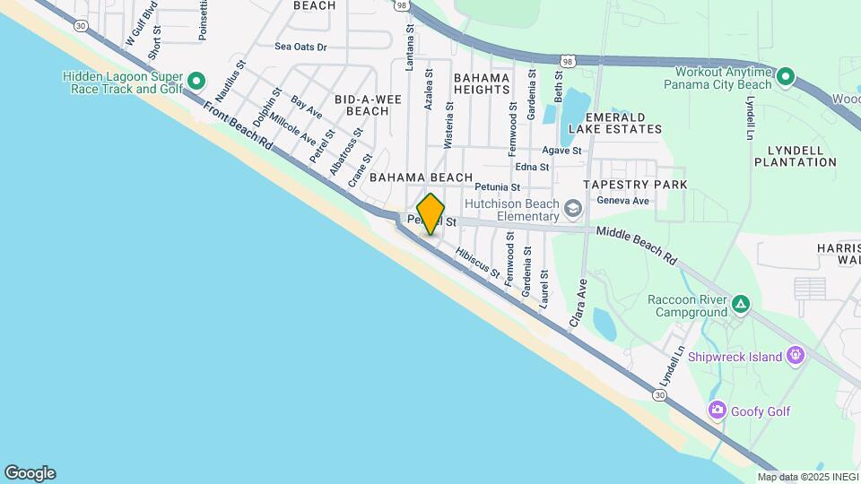 13412 Front Beach Rd Map and Location Details