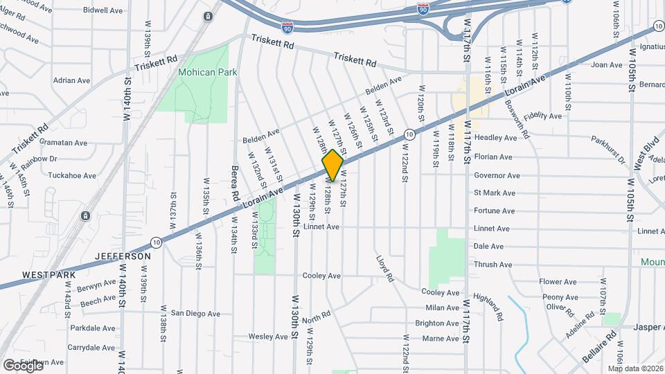 3463 W 128th St Mapa y Detalles de la Ubicación