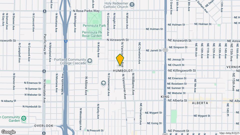 5509 N VAncouver Ave Mapa y Detalles de la Ubicación