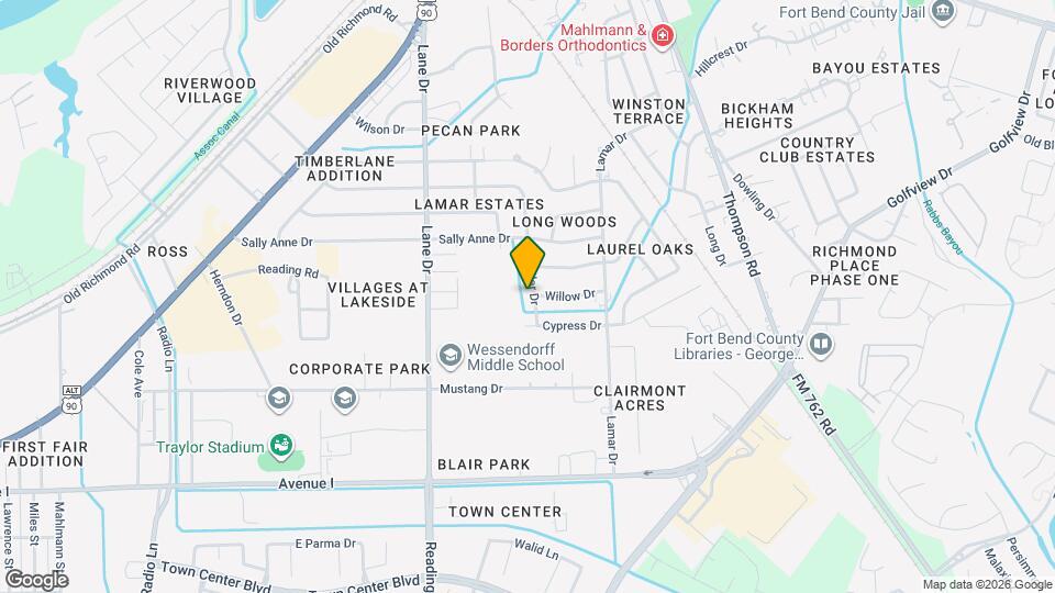 1806 Cedar Dr Map and Location Details