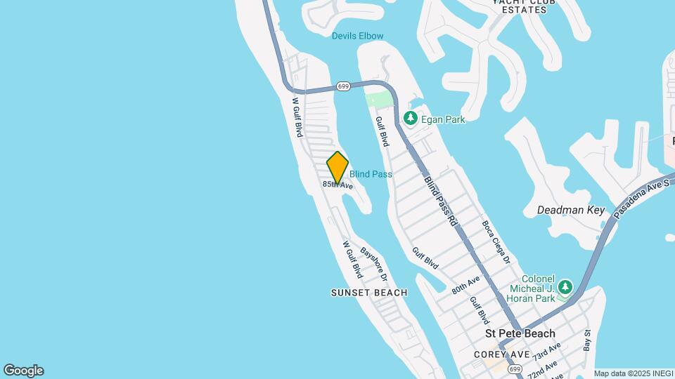 8567 W Gulf Blvd Map and Location Details