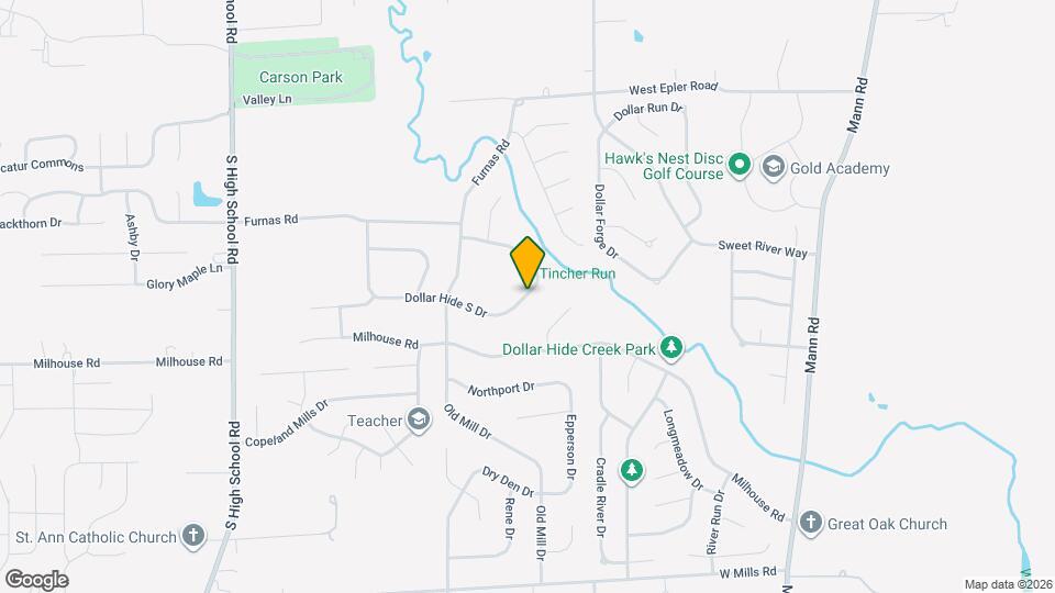 5515 Dollar Hide S Dr Map and Location Details