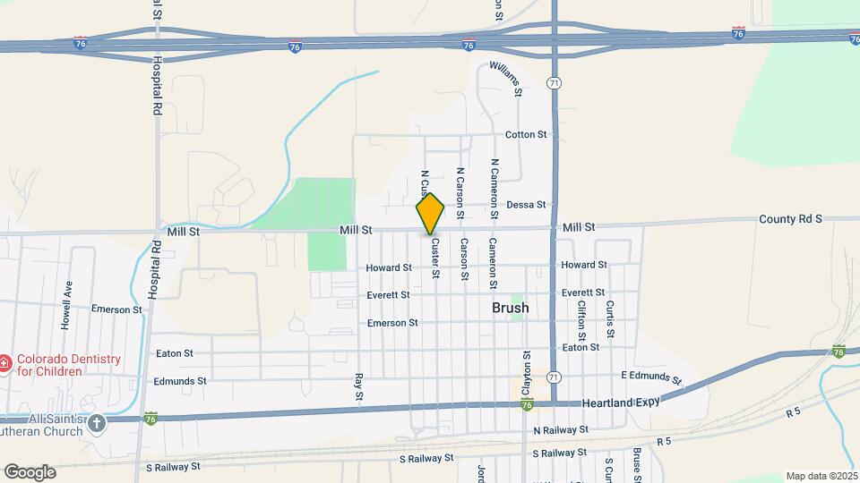 720 Custer St Map and Location Details
