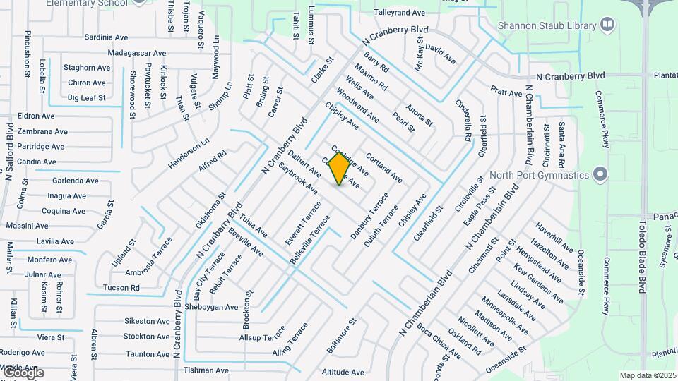 2594 Dalhart Ave Map and Location Details