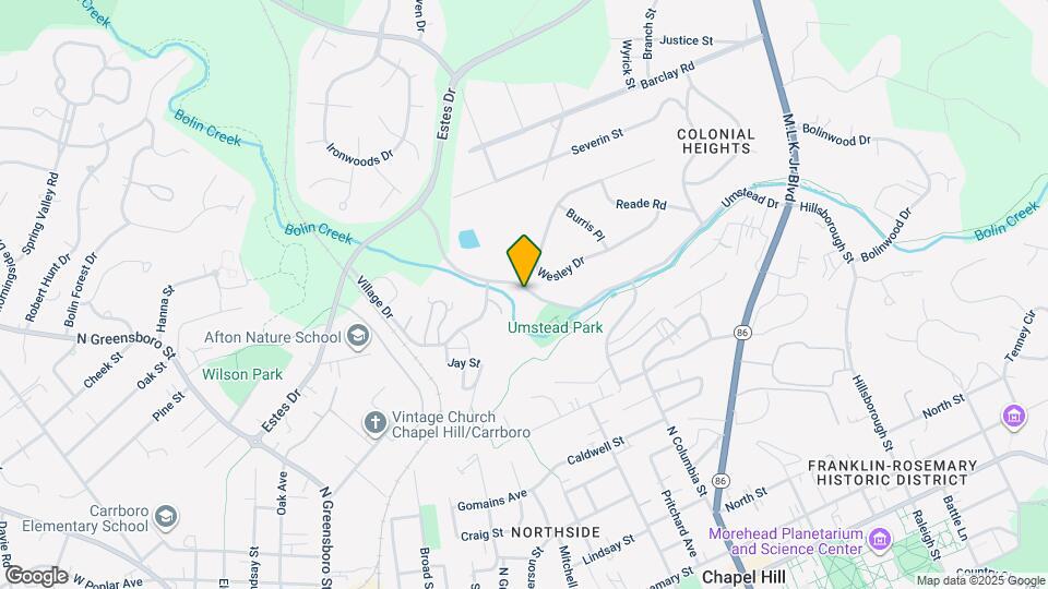 371 Umstead Dr Map and Location Details