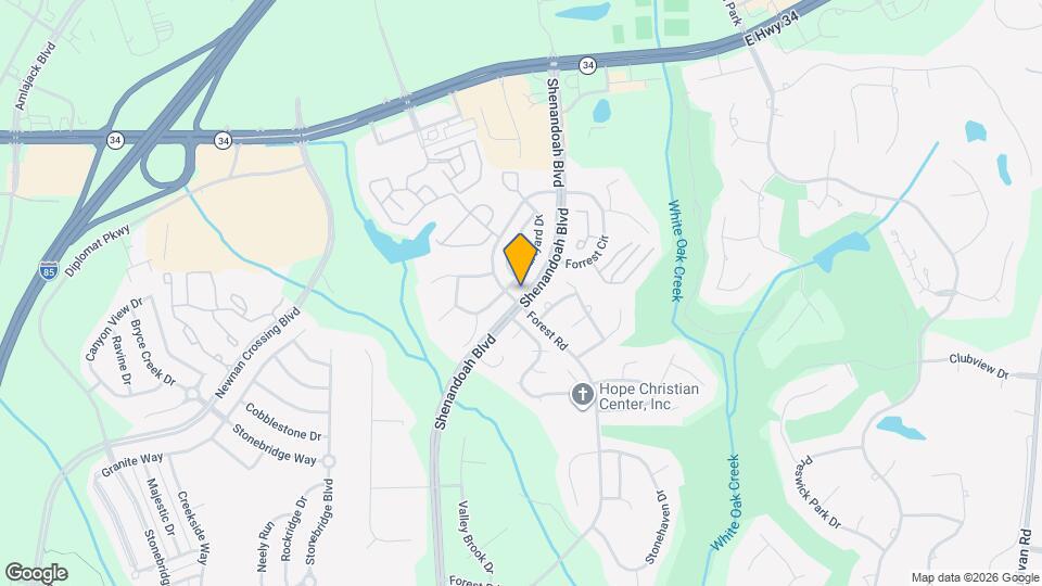 Shenandoah Forest Apartments and Nearby Newnan Apartments For Rent