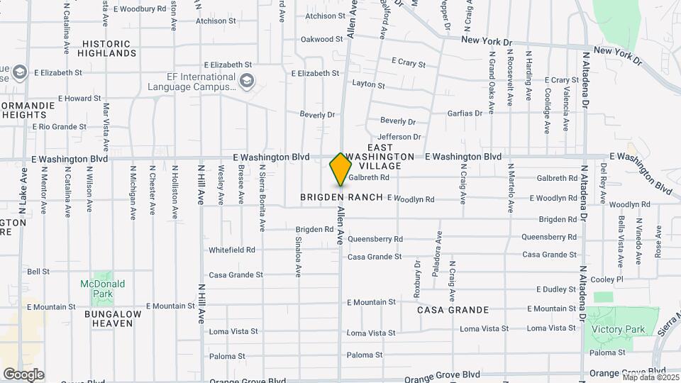 1235 Allen Ave Map and Location Details