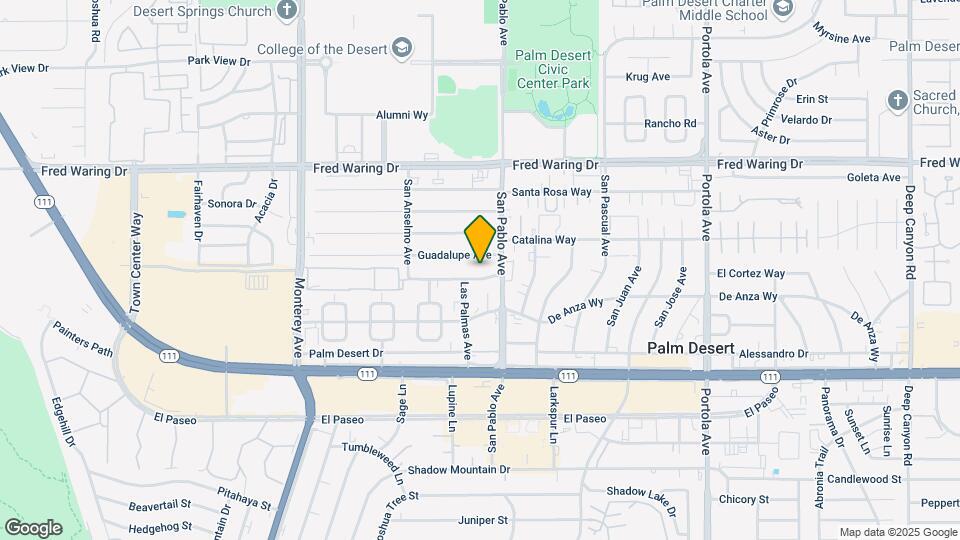 73450 Royal Palm Dr Mapa y Detalles de la Ubicación