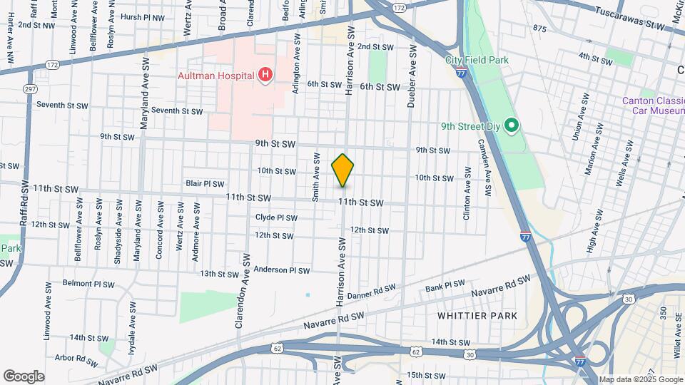 1027 Harrison Ave SW Map and Location Details