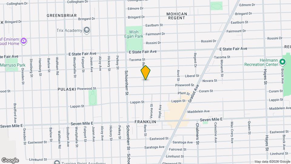 19530 Reno St Mapa y Detalles de la Ubicación