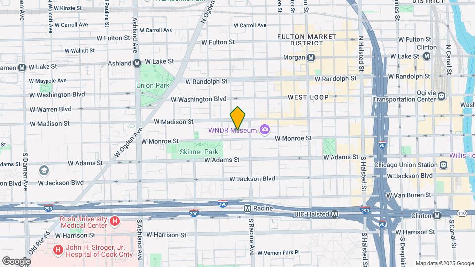1228 W Monroe St Map and Location Details