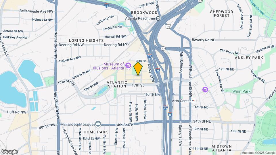 17th Street Lofts Mapa y Detalles de la Ubicación