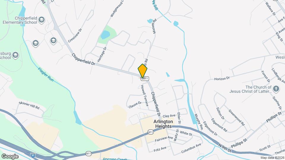 1303 Chipperfield Dr Map and Location Details