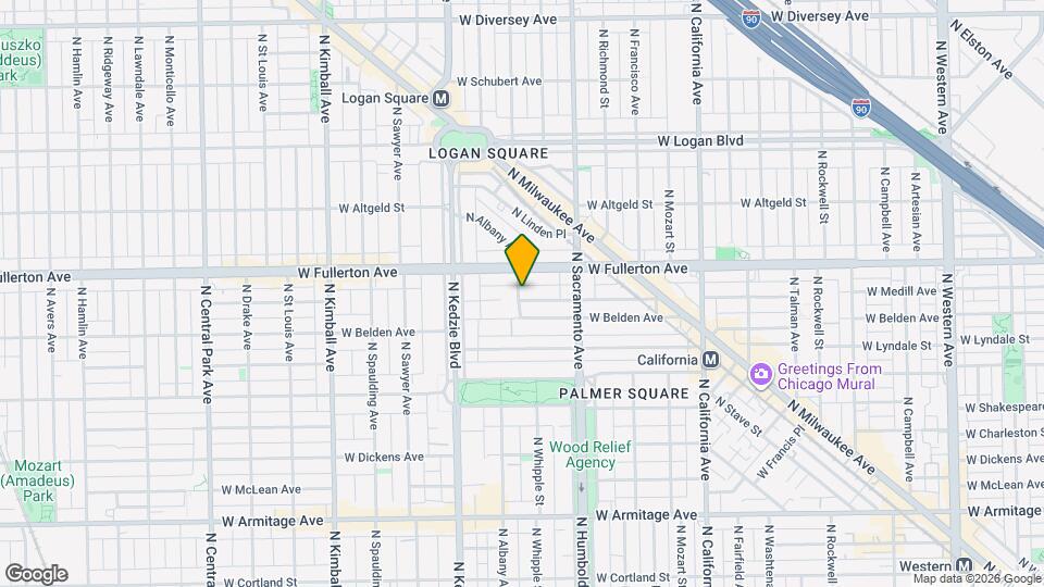 2337 N Albany Ave Map and Location Details