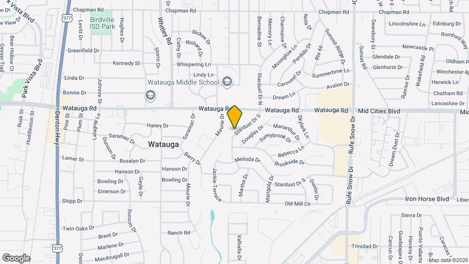 6225 Stardust Dr S Map and Location Details