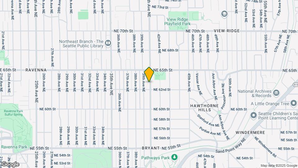 6219 40th Ave NE Map and Location Details