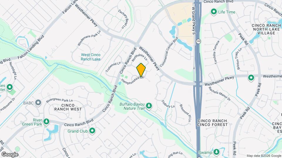 23915 Hamptonshire Ln Map and Location Details