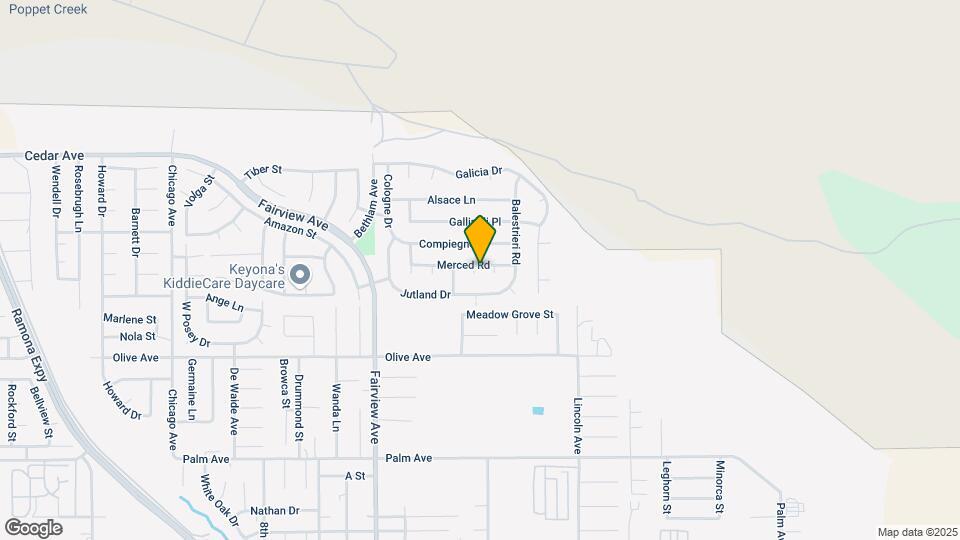 25036 Bodega Ct Map and Location Details