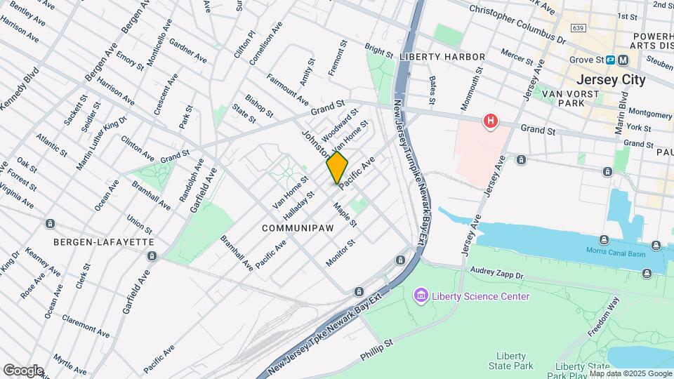 391 Pacific Ave Map and Location Details