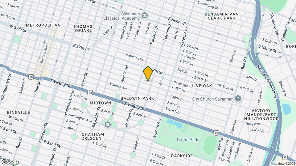 824 E 39th St, Unit B Mapa y Detalles de la Ubicación