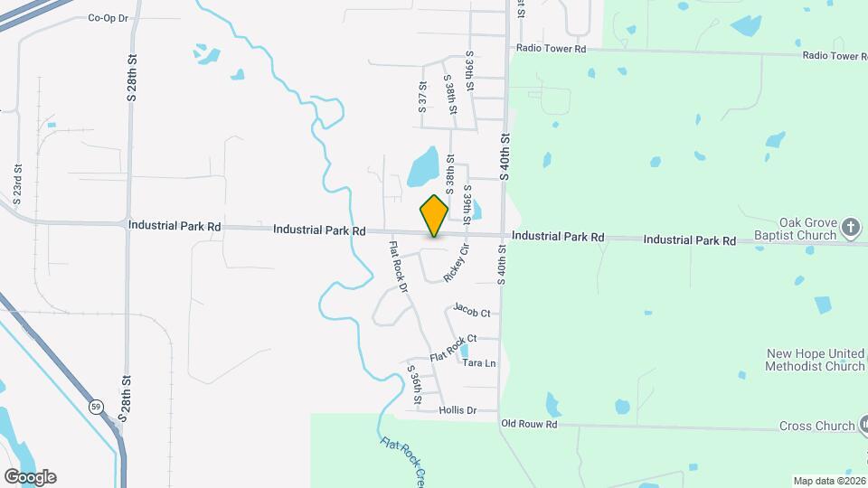 3605 Rickey Dr Map and Location Details