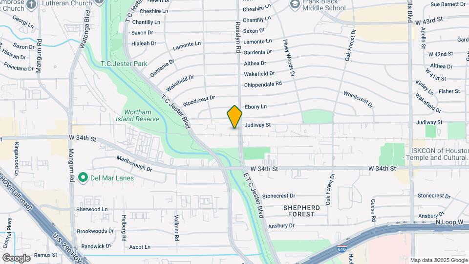 2515 Judiway St Map and Location Details