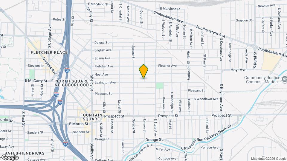 1548 Lexington Ave Map and Location Details