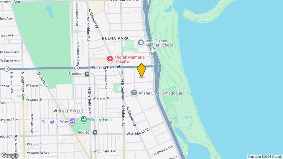 652 W Sheridan Rd, Unit #506 Map and Location Details