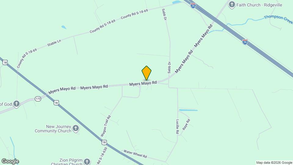 319 Myers Mayo Rd Map and Location Details