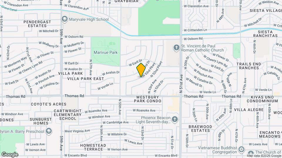 2959 N 53rd Pkwy Map and Location Details