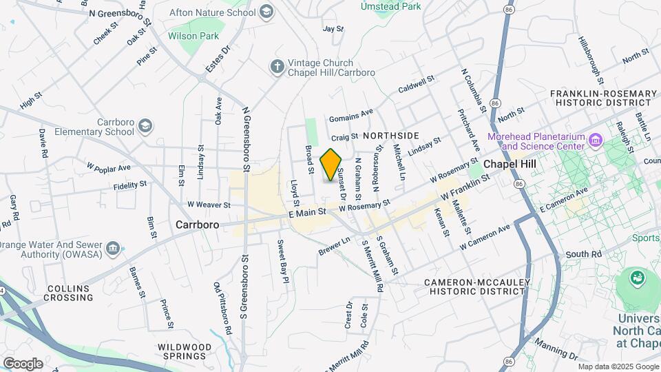 105 Starlite Dr Map and Location Details