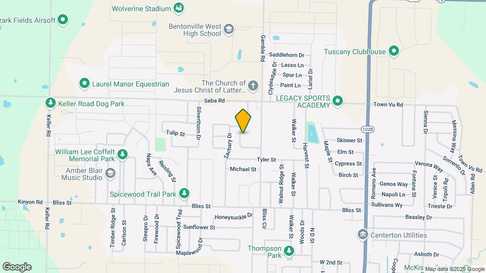 910 Vly Oaks Ln Map and Location Details