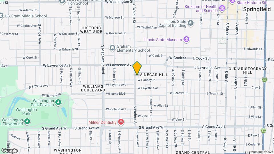 834 S Walnut St, Unit 834R S. Walnut Mapa y Detalles de la Ubicación